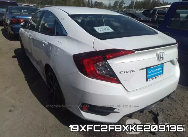 19XFC2F8XKE209136 фото 4