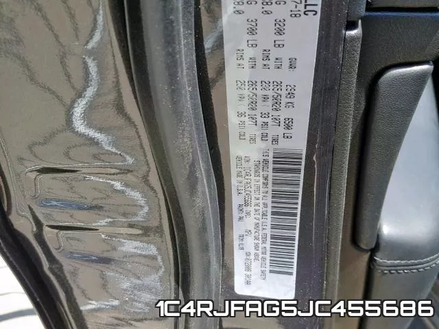1C4RJFAG5JC455686 фото 2