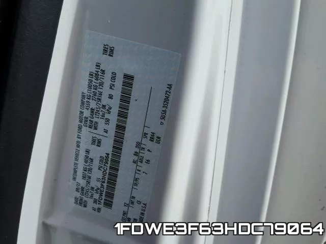 1FDWE3F63HDC79064 фото 2