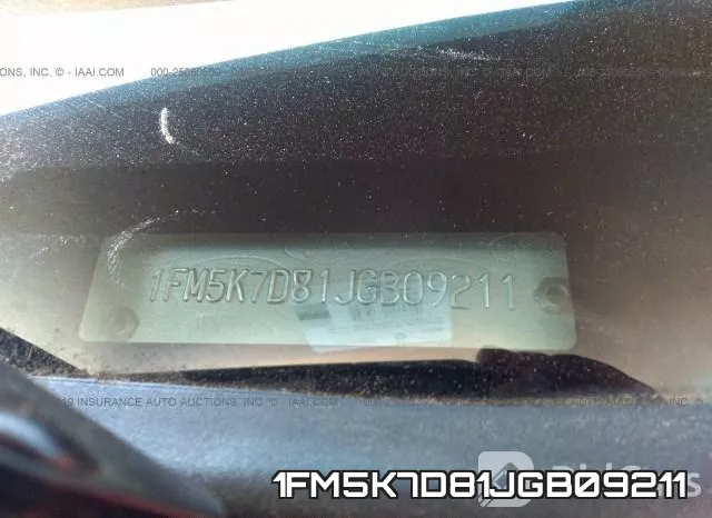 1FM5K7D81JGB09211 фото 10