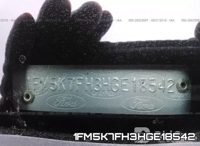 1FM5K7FH3HGE18542 фото 10