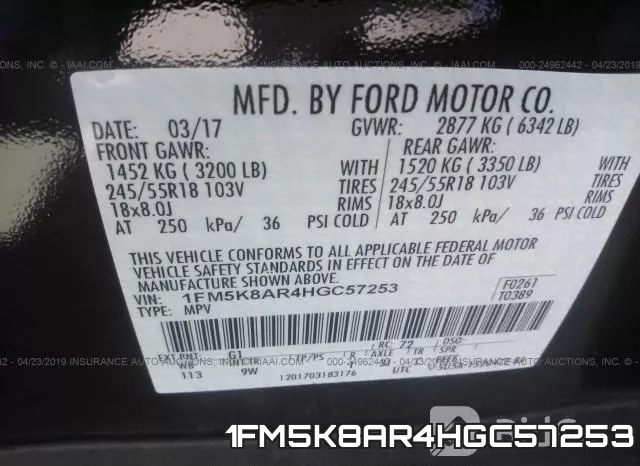 1FM5K8AR4HGC57253 фото 10