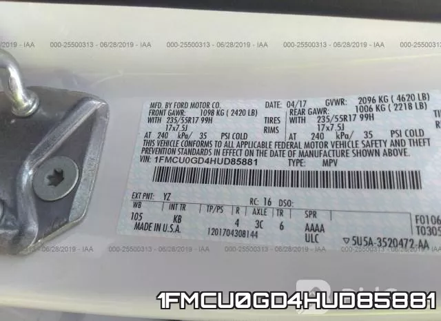 1FMCU0GD4HUD85881 фото 10