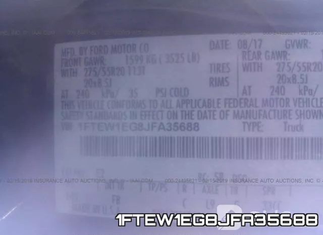 1FTEW1EG8JFA35688 фото 10