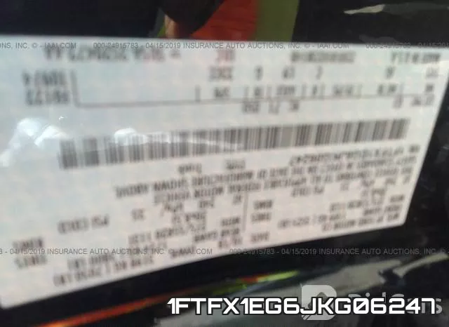 1FTFX1EG6JKG06247 фото 10