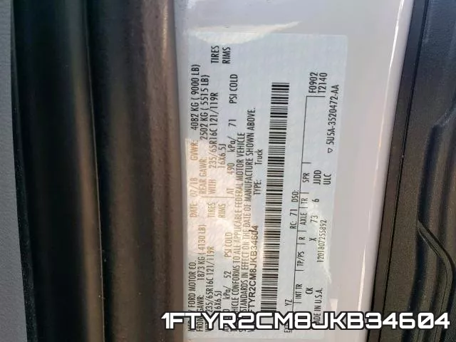 1FTYR2CM8JKB34604 фото 2