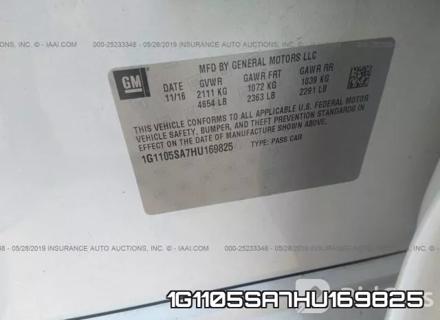 1G1105SA7HU169825 фото 10