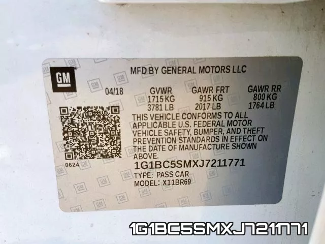 1G1BC5SMXJ7211771 фото 2