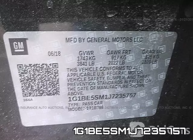 1G1BE5SM1J7235757 фото 10
