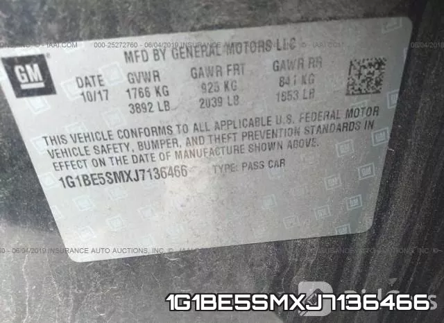 1G1BE5SMXJ7136466 фото 10