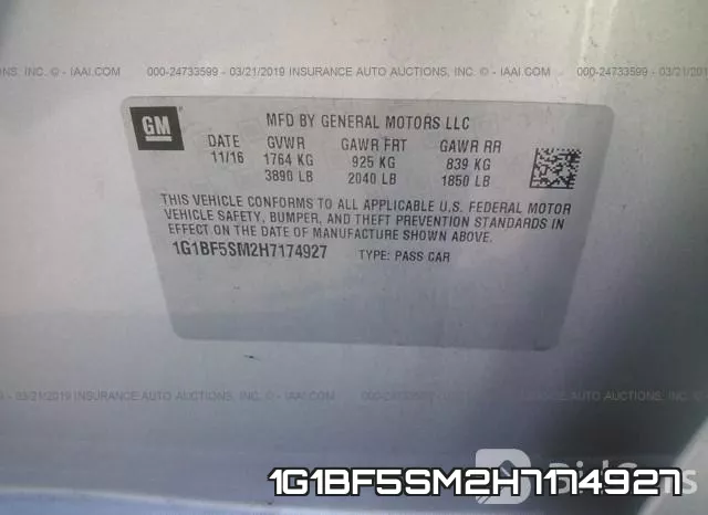 1G1BF5SM2H7174927 фото 10