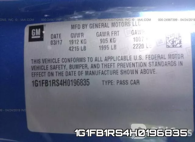 1G1FB1RS4H0196835 фото 10
