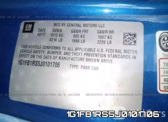 1G1FB1RS5J0101706 фото 10
