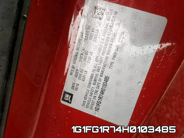 1G1FG1R74H0103485 фото 2
