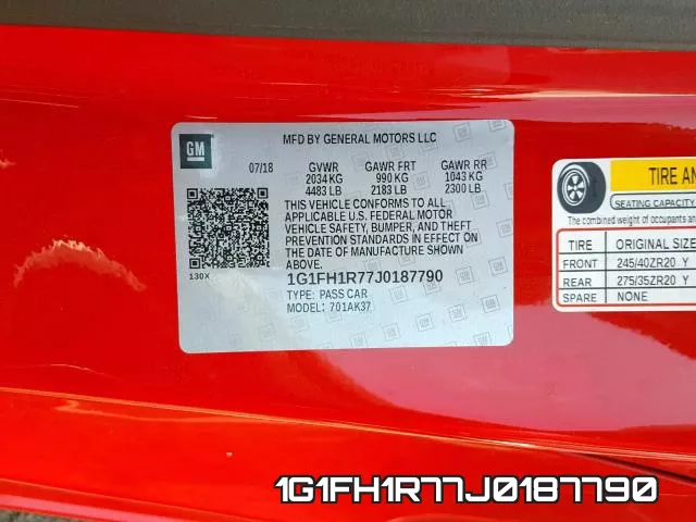 1G1FH1R77J0187790 фото 2