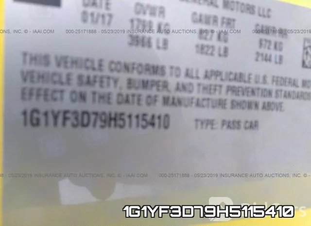 1G1YF3D79H5115410 фото 10