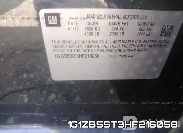 1G1ZB5ST3HF216058 фото 10