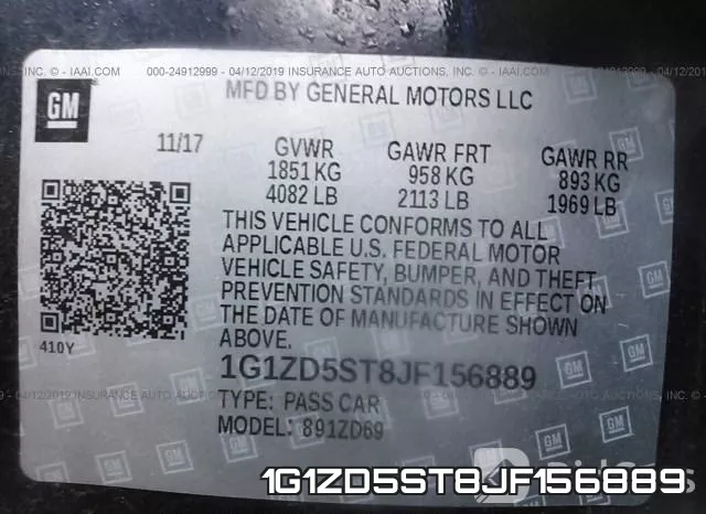 1G1ZD5ST8JF156889 фото 10
