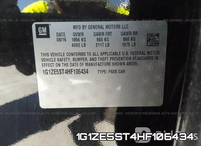 1G1ZE5ST4HF106434 фото 10