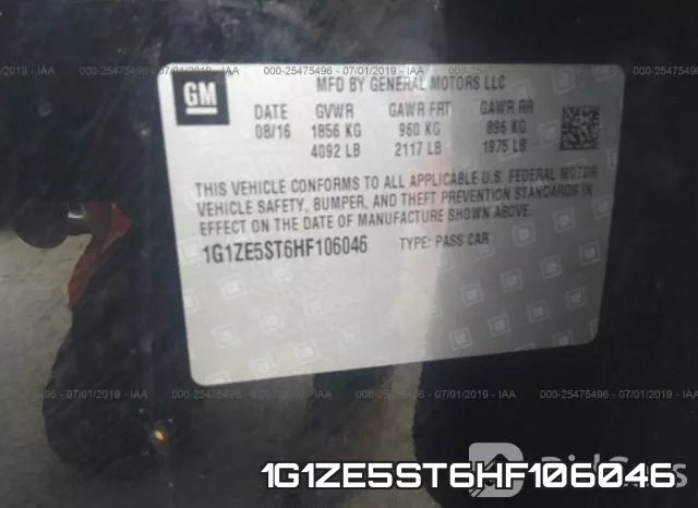 1G1ZE5ST6HF106046 фото 10