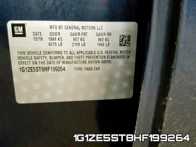 1G1ZE5ST8HF199264 фото 2