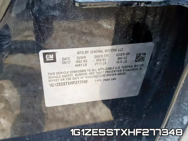 1G1ZE5STXHF277348 фото 2