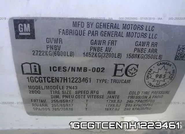 1GCGTCEN7H1223461 фото 10