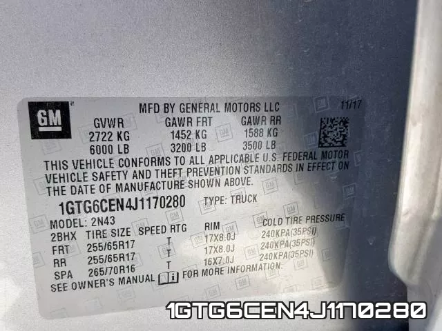1GTG6CEN4J1170280 фото 2