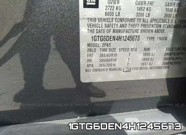 1GTG6DEN4H1245673 фото 10