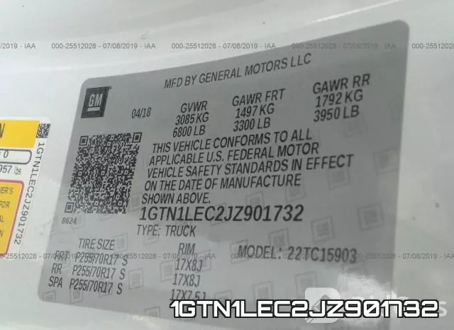 1GTN1LEC2JZ901732 фото 10