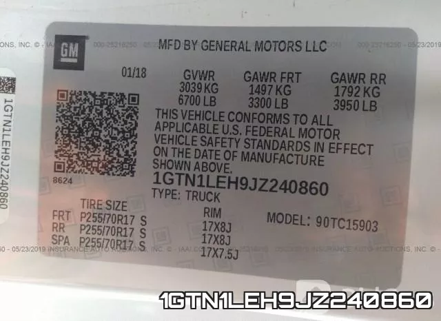 1GTN1LEH9JZ240860 фото 10