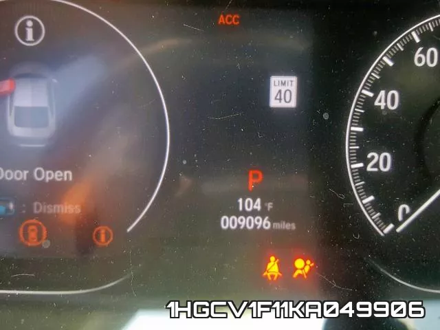 1HGCV1F11KA049906 фото 9