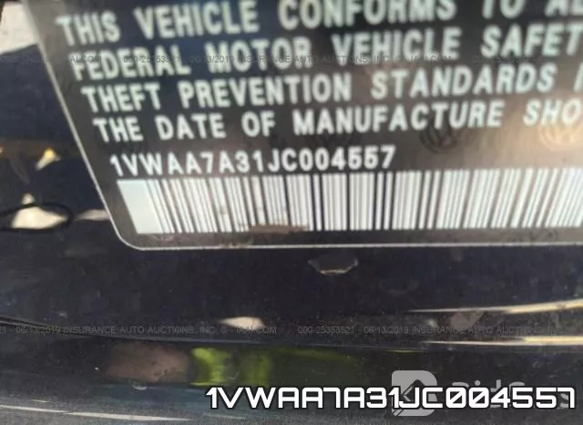 1VWAA7A31JC004557 фото 10