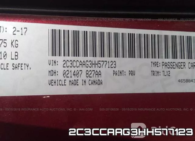 2C3CCAAG3HH577123 фото 10