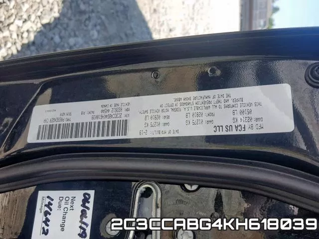 2C3CCABG4KH618039 фото 2
