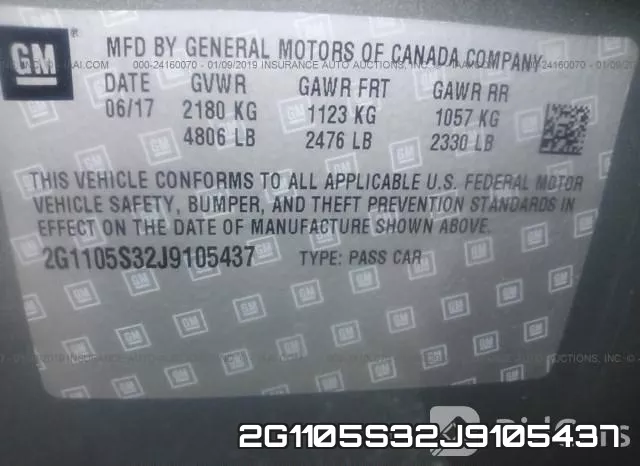 2G1105S32J9105437 фото 10
