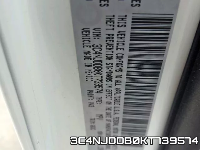 3C4NJDDB0KT739574 фото 2