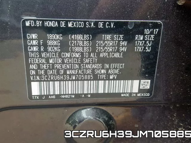 3CZRU6H39JM705885 фото 2