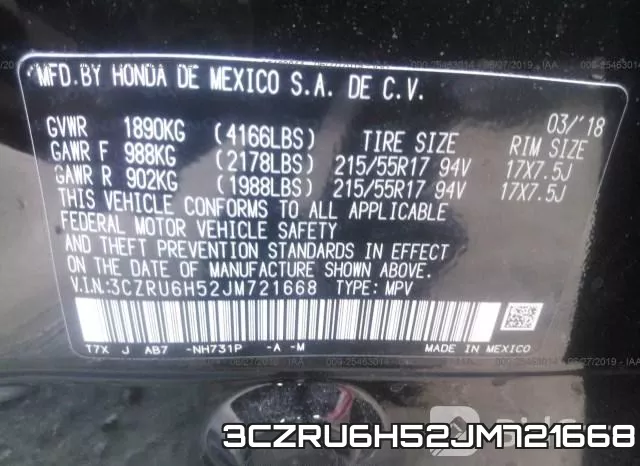 3CZRU6H52JM721668 фото 10