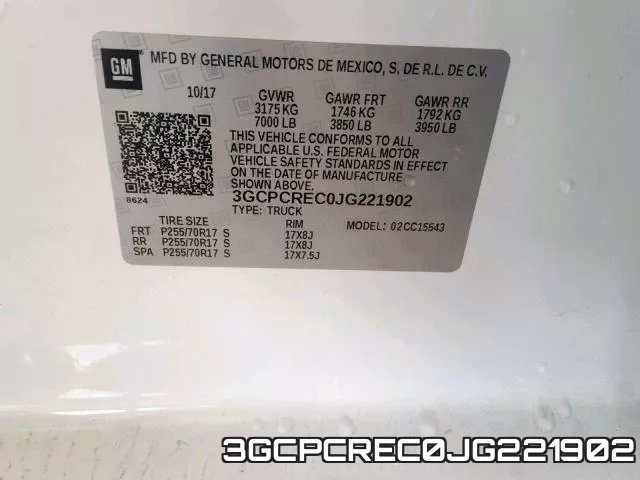 3GCPCREC0JG221902 фото 2