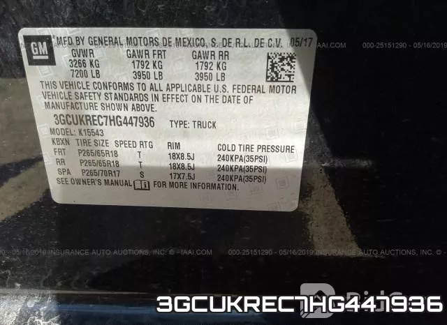 3GCUKREC7HG447936 фото 10