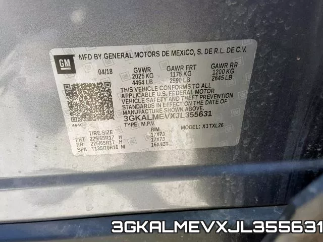 3GKALMEVXJL355631 фото 2