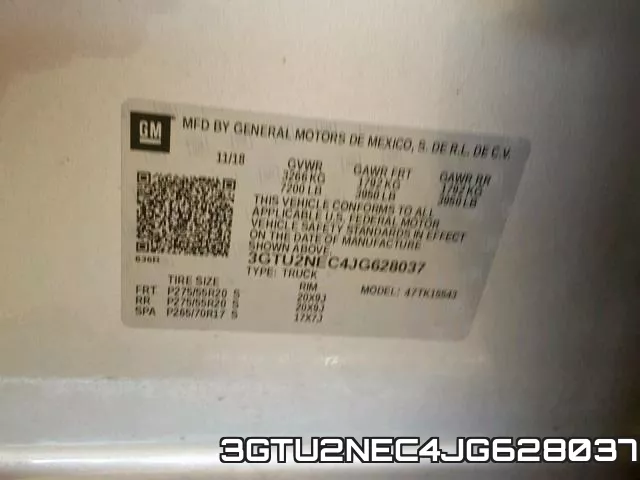 3GTU2NEC4JG628037 фото 2