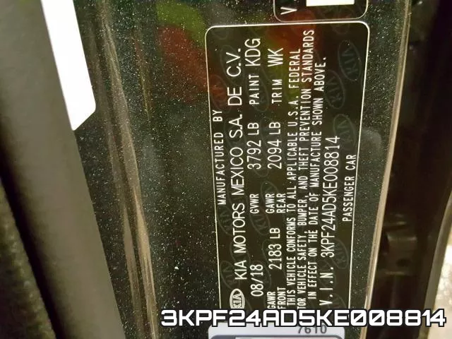 3KPF24AD5KE008814 фото 2