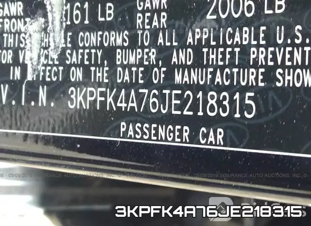 3KPFK4A76JE218315 фото 10