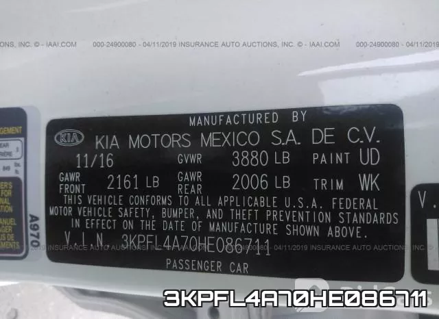 3KPFL4A70HE086711 фото 10