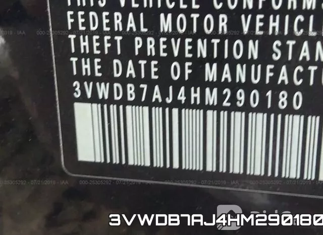 3VWDB7AJ4HM290180 фото 10