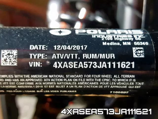 4XASEA573JA111621 фото 2