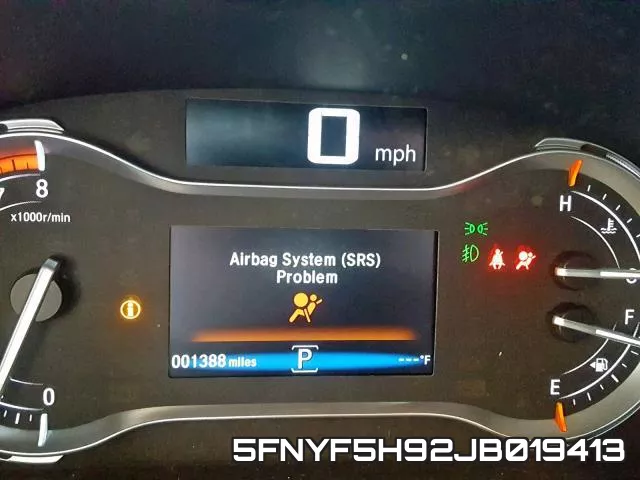 5FNYF5H92JB019413 фото 9