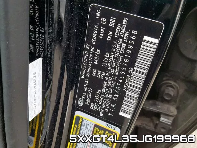5XXGT4L35JG199968 фото 2